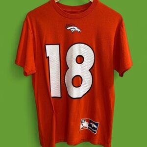 Denver Broncos Peyton Manning 18 Jersey Tee Size Medium